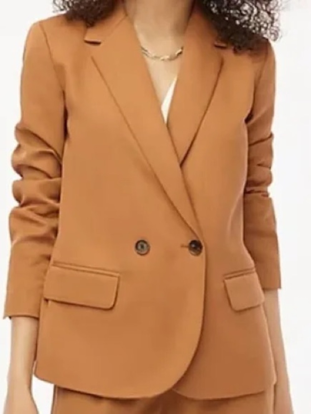 J. Crew Drapey Twill Double Breasted Blazer NWT Size 6
